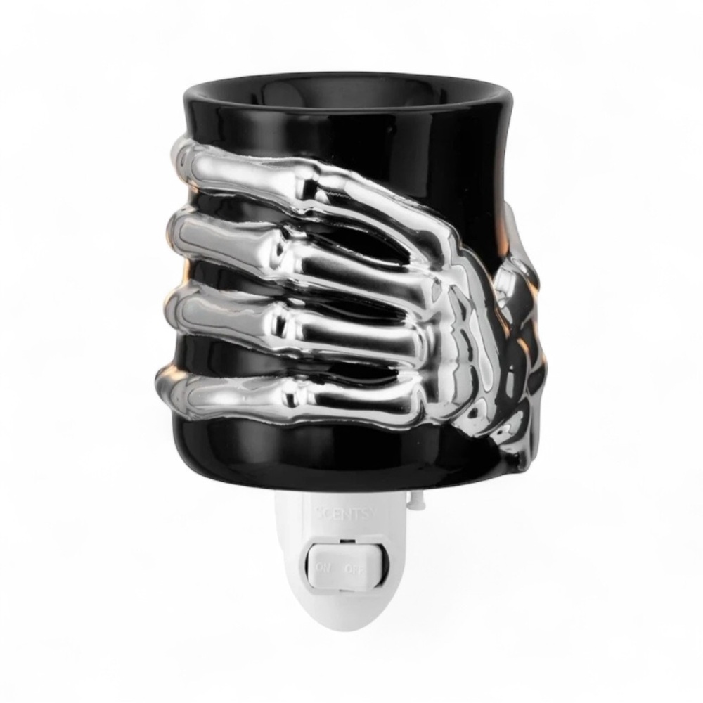 Scentsy Black and Silver Skeleton Hand Plug-In Warmer